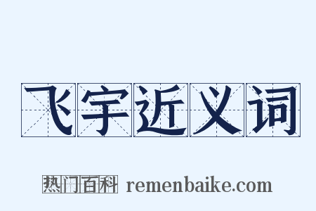 飞宇近义词是什么意思的图片